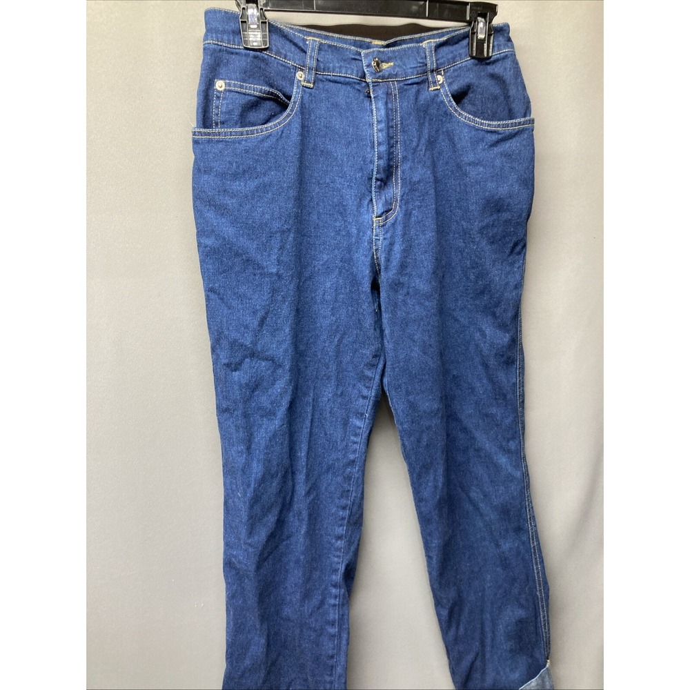 Vtg Adriana Sport Jeans Womans 10 High Rise Relaxed Denim 90s Y2K Dark Wash